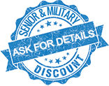 Military and senior discount Myhome Garage Doors